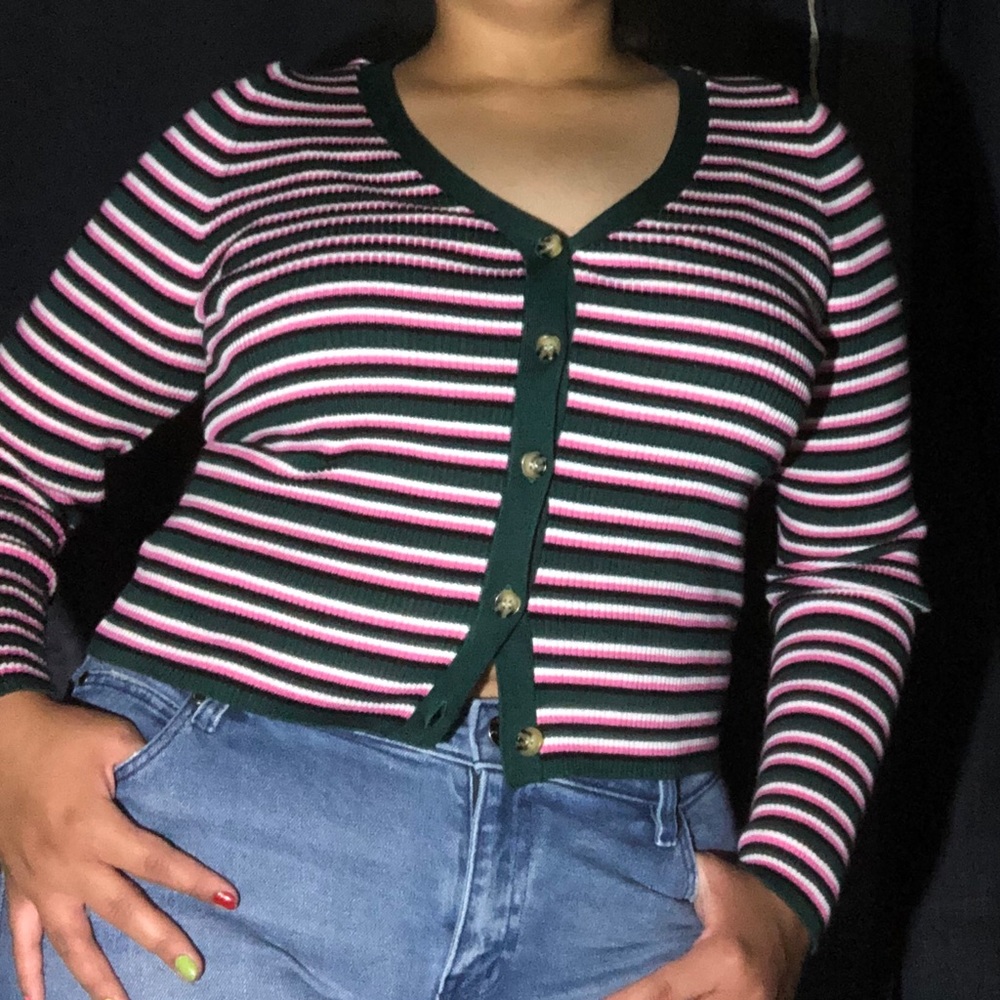Striped Cardigan - Picture 2 of 2